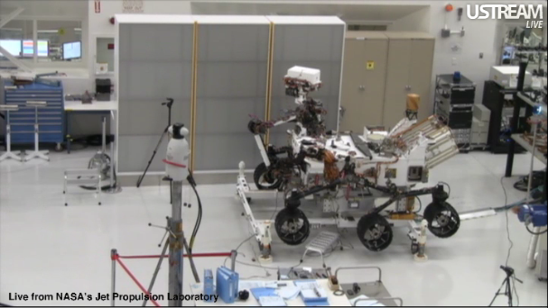 Watch the NASA Mars Rover Built Live